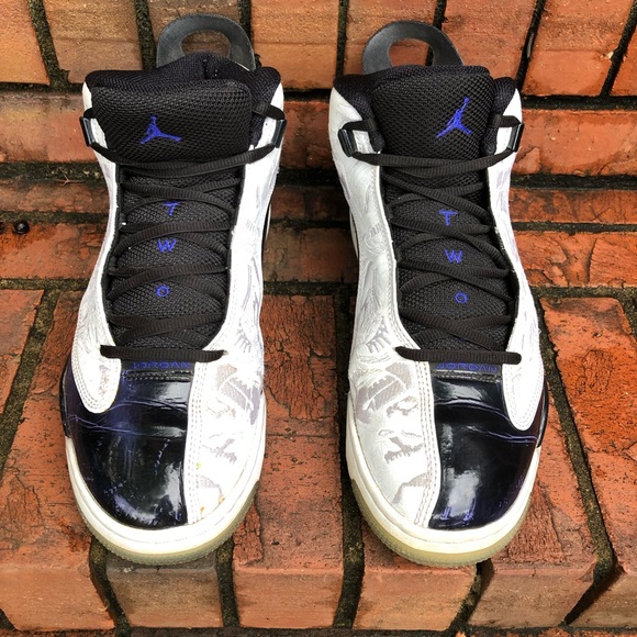 JORDAN Dub Zero Concord Mens size 11.5 Leather Sneakers - Picture 2 of 11